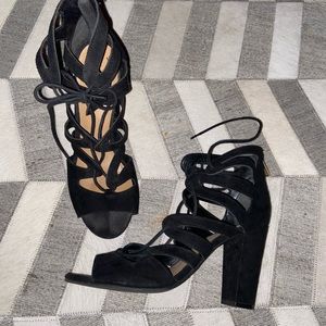 Lace up heels